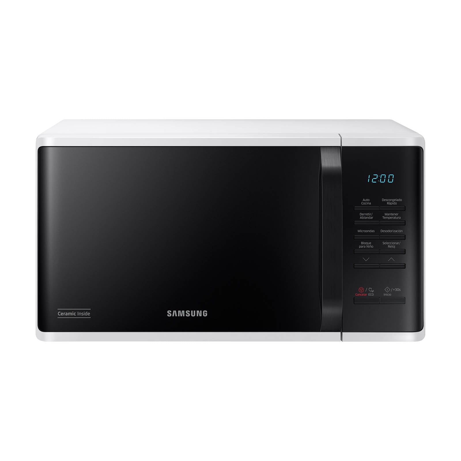 HORNO DE MICROONDAS 0.8 PIES CUBICOS SAMSUNG MS-23K3513AW